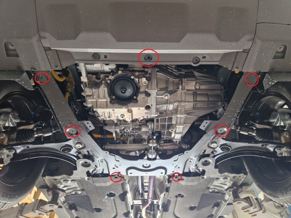 Scut motor din aluminiu Dacia Duster - 4x2 +4x4 1