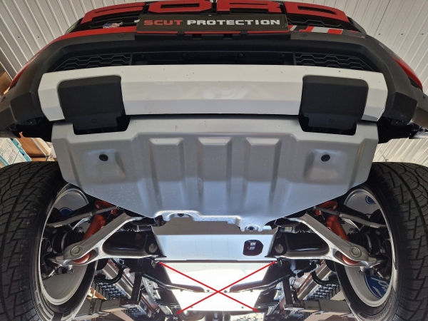 Scut motor si grup fata Ford Ranger Raptor - Aluminium 5