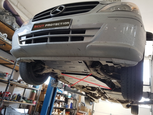 Scut motor metalic Mercedes Vito W639 - 2.2 D 4x2, 4x4 8