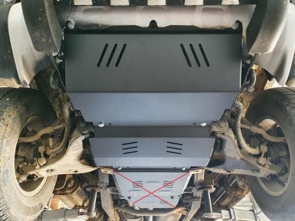 Scut motor și radiator Mitsubishi Pajero Sport 2 5
