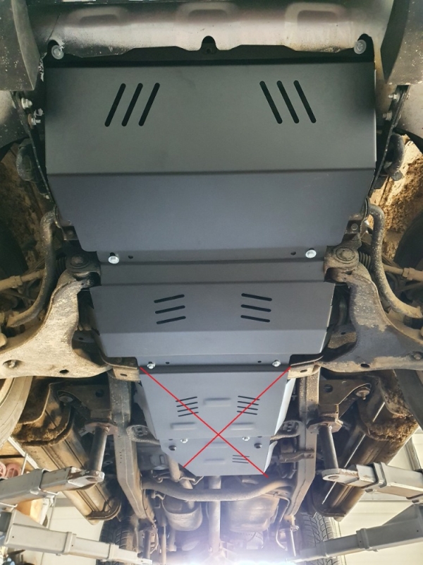 Scut motor și radiator Mitsubishi Pajero Sport 2 4