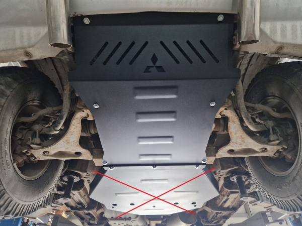 Scut motor și radiator Mitsubishi Pajero 3 (V60, V70) Vers 2.0 3