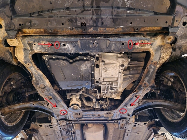 Scut motor Renault Koleos - model 2 5