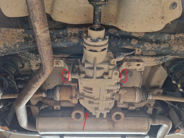 Scut diferenţial spate Fiat Panda 4x4 1