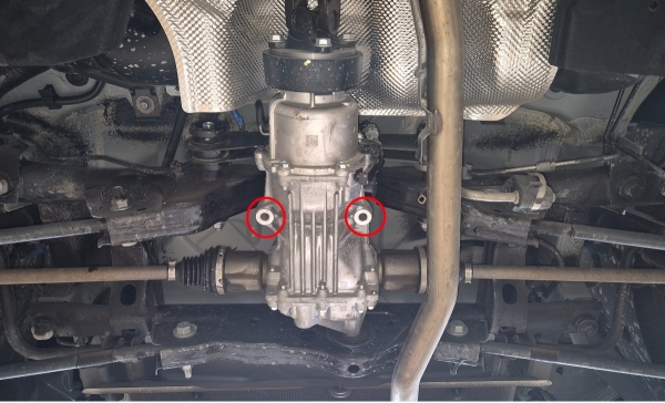 Scut diferențial din aluminiu Dacia Duster 4x4 1