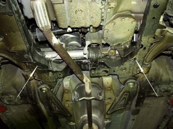 Scut motor și cutie de viteză   Fiat Croma 5