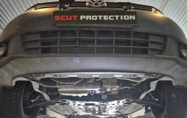 Scut motor din aluminiu VW Caddy cu WEBASTO 6