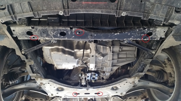 Scut motor din aluminiu Nissan Qashqai J11 1