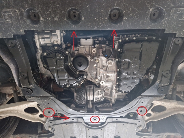 Scut motor din aluminiu Nissan X-Trail T33 2