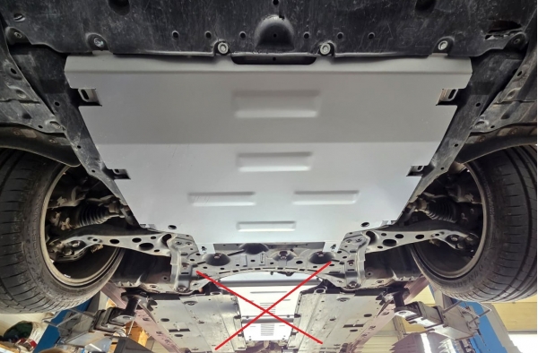 Scut motor din aluminiu  Toyota Prius 3