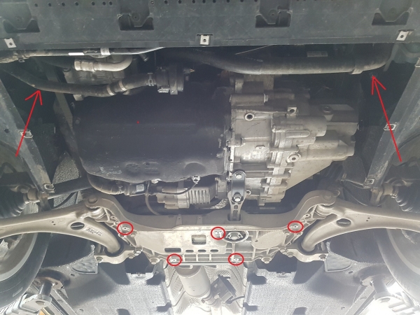 Scut motor din aluminiu Audi Q2 1