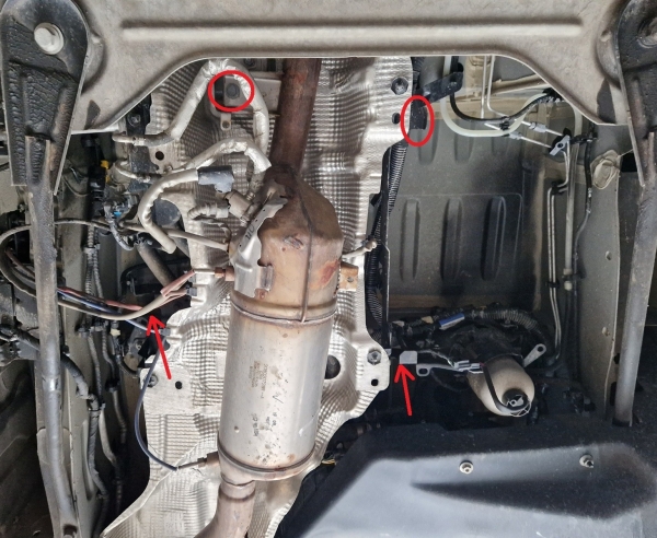 Scut antifurt catalizator pentru Nissan NV300 1