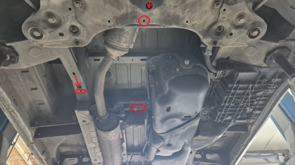 Scut antifurt catalizator pentru Renault Master 1