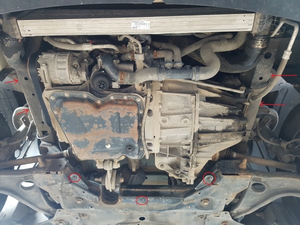 Scut motor din aluminiu Renault Master 2