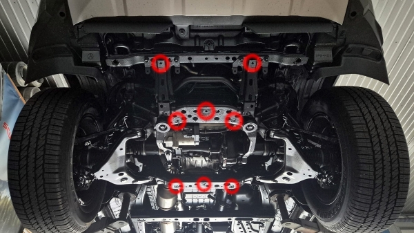 Scut motor din aluminiu  Toyota Hilux  5