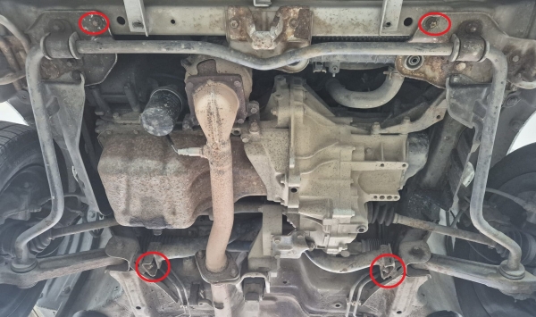 Scut motor și cutie de viteză Suzuki Wagon R+ 4