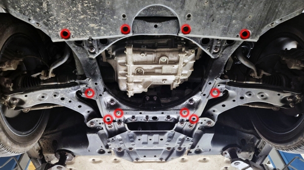 Scut motor din aluminiu Lexus RZ 6