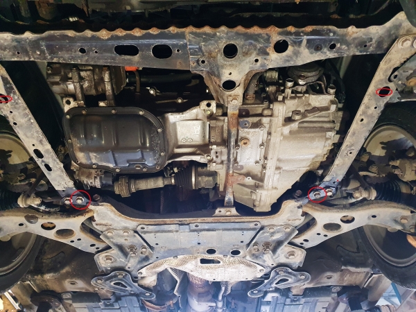 Scut motor din aluminiu Toyota Prius 4