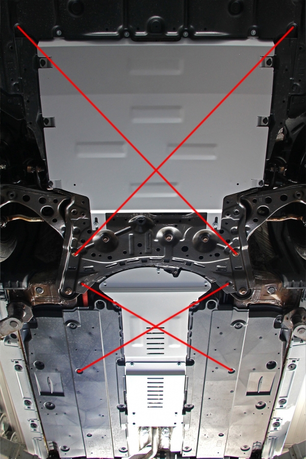 Scut antifurt din aluminiu pentru catalizator Lexus UX 8