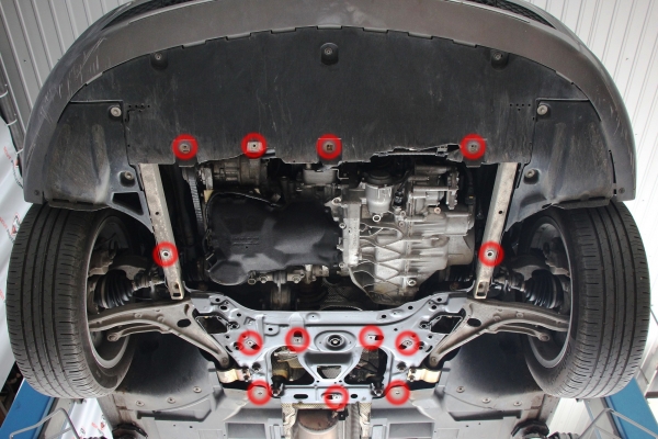 Scut motor din aluminiu Mercedes CLA 6